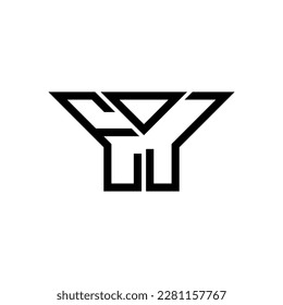 Diseño creativo del logotipo de la carta EOJ con gráfico vectorial, logotipo sencillo y moderno de EOJ.