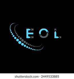 EOL letter logo abstract design. EOL unique design. EOL.
