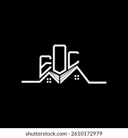 EOL Real State logo design, EOL simple and modern logo. EOL luxurious alphabet design  