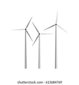 eolic wind turbine icon