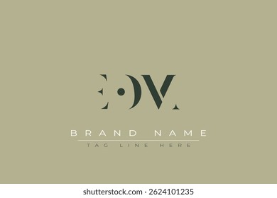 EOM abstract letter logo design. This logo is designed by three abstract letters.