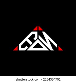 EON letter logo creative design with vector graphic, EON simple and modern logo in round triangle shape.
