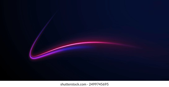 Eon-Streifen in Form von Bohrer, Wendungen und Drall. Geschwindigkeit des Lichtkonzepts Hintergrund. Abstrakte rotierende Rahmenlinien im Hintergrund.
