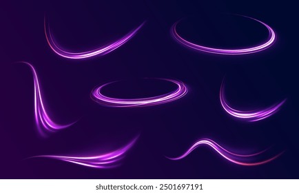 Las rayas de hierro en forma de taladro, giros y remolinos. Velocidad de fondo de concepto de luz. Líneas de borde rotacionales de fondo Abstractas.