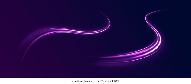 eon stripes in the form of drill, turns and swirl. Speed of light concept background. Abstract background rotational border lines.