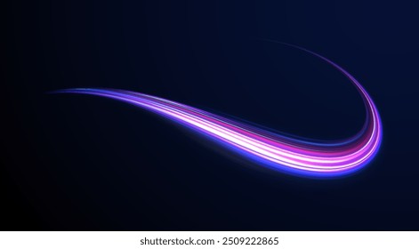 listras de éon na forma de broca, voltas e redemoinho. Velocidade do plano de fundo do conceito de luz. Linhas de borda rotativas de plano de fundo abstratas.	