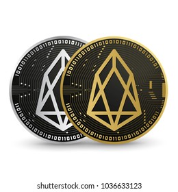 Eos Digital currency vector