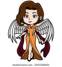 Eos god of the sun chibi mascot 
