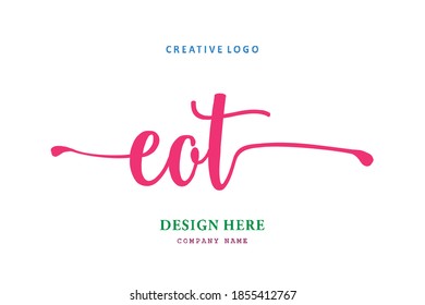 EOT lettering logo is simple, easy to understand and authoritative