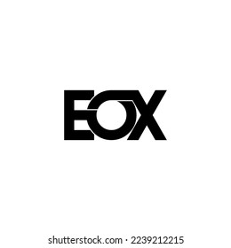 eox typography letter monogram logo design