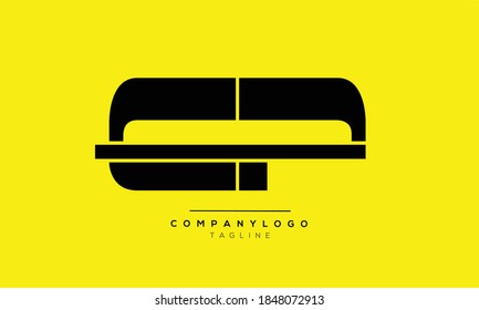 EP-Initialen Logo-Design für Monogramm