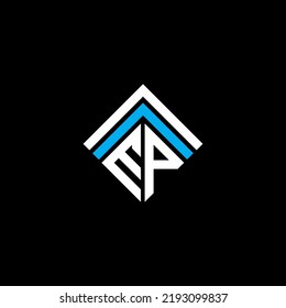 EP letter logo creative design with vector graphic, EP simple and modern logo.