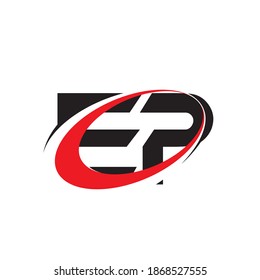 vector de diseño del logotipo de la carta EP