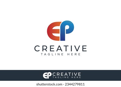 EP logo icon. ep icon