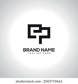 EP PE Abstract Unique Letter Logo Design. Initial Vector Symbol.