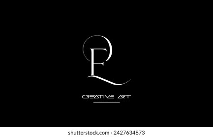 EP, PE, E, P abstract letters logo monogram