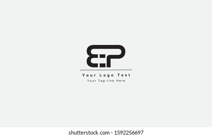 EP PE letter logo. Unique attractive creative modern initial EP PE EP initial based letter icon logo