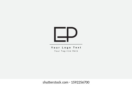 EP PE letter logo. Unique attractive creative modern initial EP PE EP initial based letter icon logo