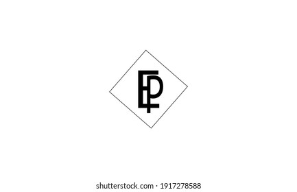 EP PE letter logo. Unique attractive creative modern initial EP PE EP initial based letter icon logo