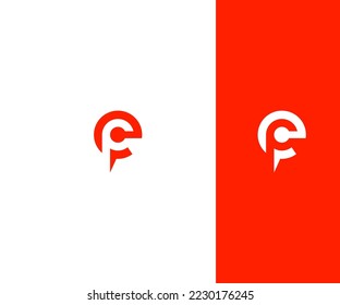 EP, PE Letter Logo Vector Template Abstract Monogram Symbol . Usable for Business sport, technology, fashion, digital And future creative logo