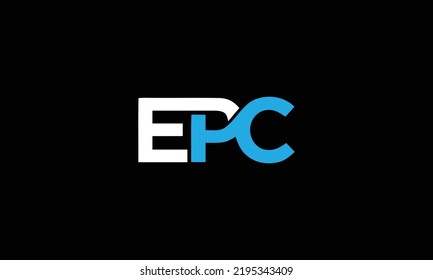 EPC letter logo design.EPC creative initial letter logo concept.EPC letter design.