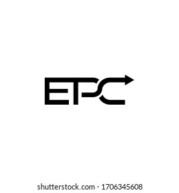 epc letter original monogram logo design
