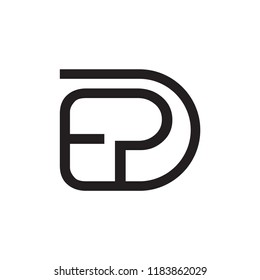 EPD logo letter design