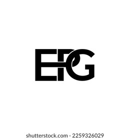 EPG initial letter monogram logo