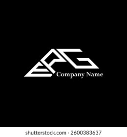 EPG logo design, EPG simple and modern logo. EPG luxurious alphabet design  