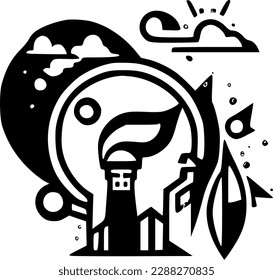 Ephemera - High Quality Vector Logo - Vector illustration ideal for T-shirt graphic