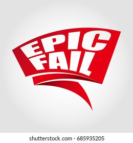 Epic fail labels banners