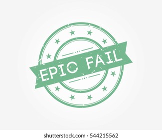 epic fail. stamp rubber