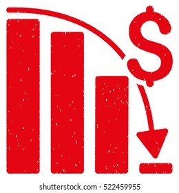 Epic Fail Trend grainy textured icon for overlay watermark stamps. Flat symbol with scratched texture. Dotted vector red ink rubber seal stamp with grunge design on a white background.