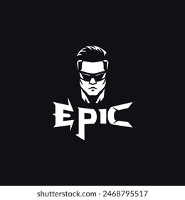 epic gaming esport logo vector illustration template design