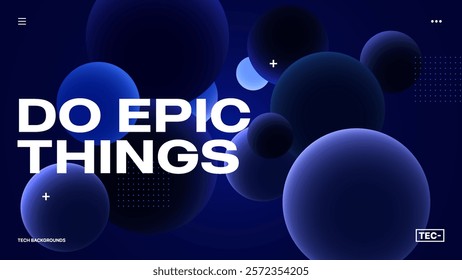 Epic Gradient Background – Circular Modern Vector Design for Corporate and Tech Events