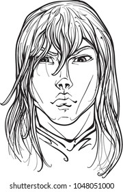 Epic looking anime character