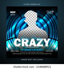 Epic Party Retro Flyer Template