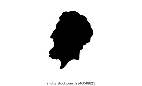 Epicurus silhouette, high quality vector