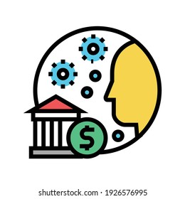 epidemic benefits color icon vector. epidemic benefits sign. isolated symbol illustration