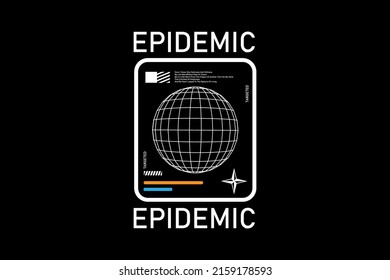 Epidemic streetwear Graphic Design ideas customize design templates typography design