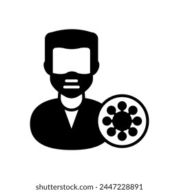 Epidemiologists icon in vector. Logotype
