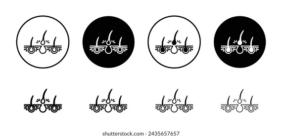 Epilation icon vector set collection for web
