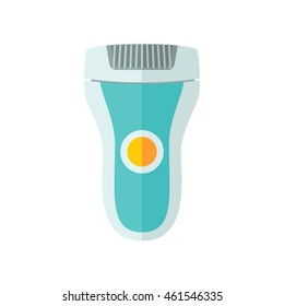 epilator home. an icon in a flat style. vector illustration isolated on white background