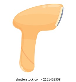 Epilator icon cartoon vector. Hair epilation. Laser treatment