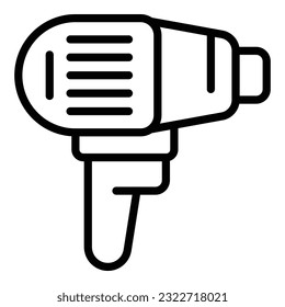 Epilator icon outline vector. Laser epilation. Hair skin