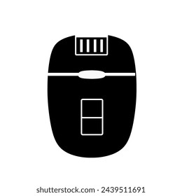 Epilator icon vector icon isolated on white background.