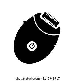 Epilator icon vector icon. Simple element illustration. Epilator symbol design. Can be used for web and mobile.