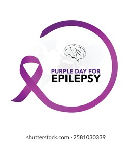 Epilepsy awareness day occurs each year on March 26th aims to increase the public's knowledge of a neurological condition affecting nearly fifty million people worldwide. Also known as Purple Day.
