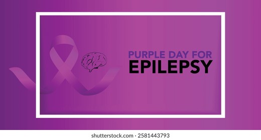 Epilepsy awareness day occurs each year on March 26th aims to increase the public's knowledge of a neurological condition affecting nearly fifty million people worldwide. Also known as Purple Day.
