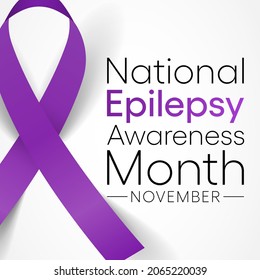 Epilepsy Awareness Month Observed Every Year Stock Vector (Royalty Free ...